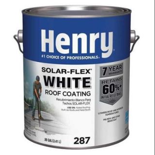HENRY HE287GR046 Protective Roof Coating, .9 gal., White