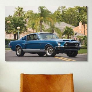 iCanvas Cars and Motorcycles 1968 Shelby Gt 500 Kr Fastback Photographic Print on Canvas