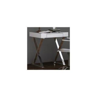 Whiteline Imports Elm Writing Desk with Drawer