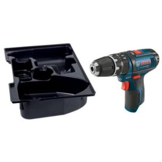 Bosch 12 Volt MAX Lithium Ion 3/8 in. Cordless Hammer Drill/Driver with Exact Fit Insert Tray (Bare Tool) PS130BN