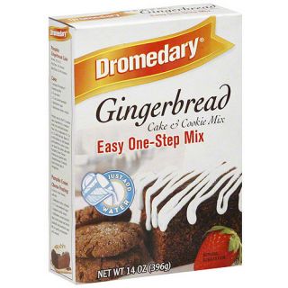 Dromedary Gingerbread Cake Mix, 14 oz (Pack of 12)