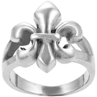 Brinley Co. Fleur De Lis Ring in Sterling Silver