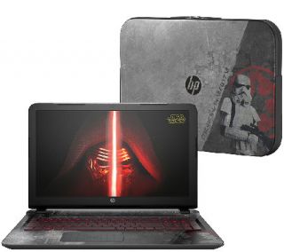 15 Star Wars Special Edition HP Notebook, Core i5, Sleeve & Lifetime Tech —