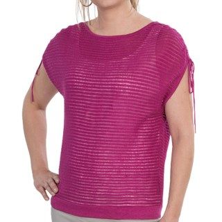 Lafayette 148 New York Lustrous Linen Sweater (For Women) 6993D