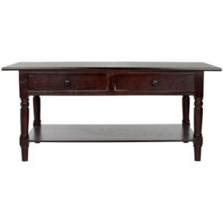 Safavieh Dark Cherry Boris Coffee Table AMH5706D