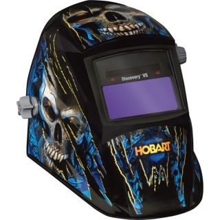 Hobart Discovery VS Variable Shade Welding Helmet — Mystic Skeleton Design, Model# 770766