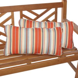 Tango Stripe 12 x 24 Inch Indoor/ Outdoor Lumbar Pillows (Set of 2