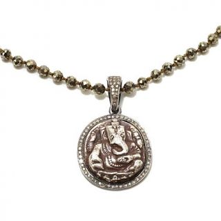 Rarities: Fine Jewelry with Carol Brodie Champagne Diamond Sterling Silver "Gan   7708703