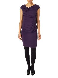 Phase Eight Una ruched dress Purple