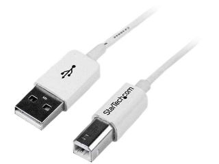 StarTech 2m White USB 2.0 A to B Cable   M/M