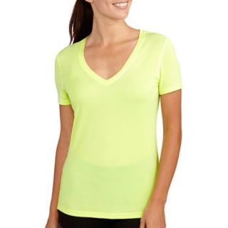 Danskin Now Women's Soft Performance Vneck T Shirt With Wicking