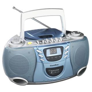 Hamilton Portable CD Player with Cassette and Radio
