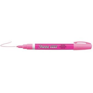 Sharpie Fluorescent Pink Fine Point Water Based Poster Paint Marker 35593