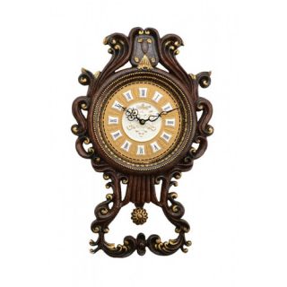 Three Star Wall Clock with Pendulum