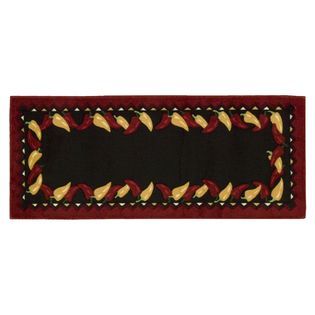 Peppers Kitchen Rug: Screen Print Adds Spicy Style at 