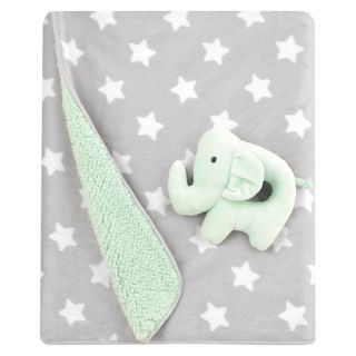 Just One You™ Made by Carters® Stars Blanket with Elephant Plush