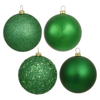Assorted Ornament Ball   Green (24 Per Box)