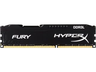 HyperX FURY 8GB 240 Pin DDR3 SDRAM DDR3L 1600 (PC3L 12800) Desktop Memory Model HX316LC10FB/8