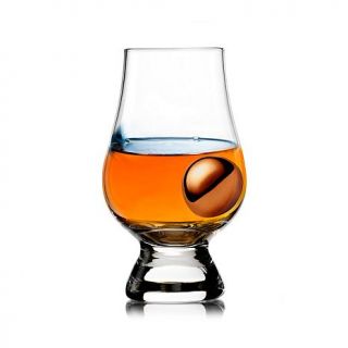 asobu® Glen Cairn Scotch Taster Glass and Chiller Ball Set   7912437