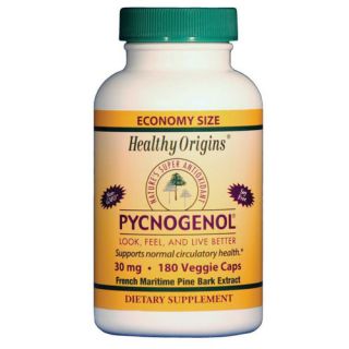 Healthy Origins 1273762 Pycnogenol 30 Mg 180 Vegetarian Capsules