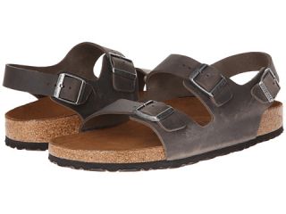Birkenstock Milano Leather Soft Footbed Iron