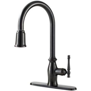 Fontaine Giordana Single Handle Pull Down Sprayer Kitchen Faucet in Oil Rubbed Bronze MFF GDAK3 ORB
