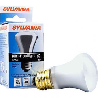 Sylvania Floodlight Bulb, Mini, 40 W, 1 bulb   Tools   Lighting