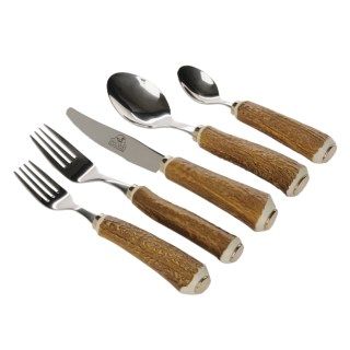 Big Sky Carvers Faux Antler Flatware Set   5 Piece 3479D 43