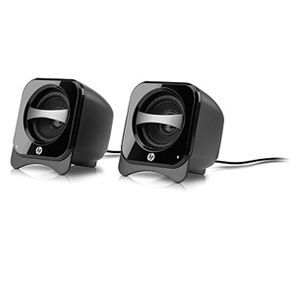 HP BR387AA#ABL 2.0 Compact Computer Speakers   USB Powered