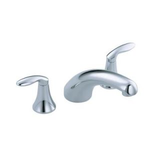 KOHLER Coralais 8 in. Widespread 2 Handle Low Arc Bathroom Faucet Trim in Polished Chrome (Valve Not Included) K T15290 4 CP