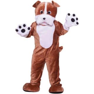 Bulldog Mascot Adult Halloween Costume, Size: Men's   One Size