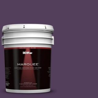 BEHR MARQUEE 5 gal. #S H 670 Plum Flat Exterior Paint 445305
