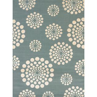 United Weavers of America Visions Bombay Blue 110 x 72 Area Rug