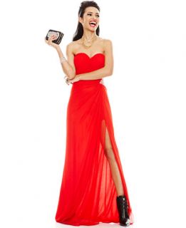 Prom 2014 Young Hollywood High Slit Dress Look
