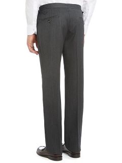 Chester Barrie Cavalry Twill Tailored Fit Trouser Grey
