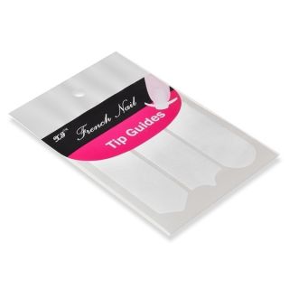Zodaca White French Nail Guide Manicure Stickers   16257024