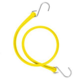 The Perfect Bungee 31 in. Polyurethane Bungee Strap with Galvanized S Hooks (Overall Length: 36 in.) B36Y