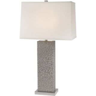 Merge Table Lamp   29.5 Inch Pewter Mosaic Chamtex   17355360