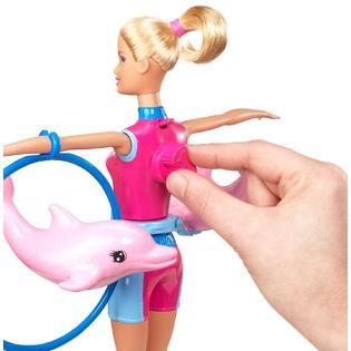 Barbie I CAN BE…™ Splash and Spin Dolphin Trainer   Toys & Games