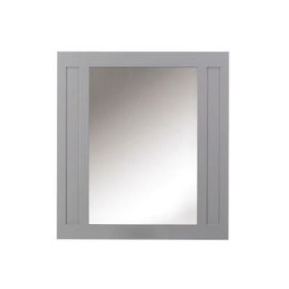 Home Decorators Collection Aberdeen 33 in. W x 36 in. H Wall Mirror in Dove Grey 8104500270