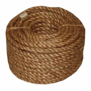 T.W. Evans Cordage 1/2 in. x 50 ft. 5 Star Manila Rope 26 003