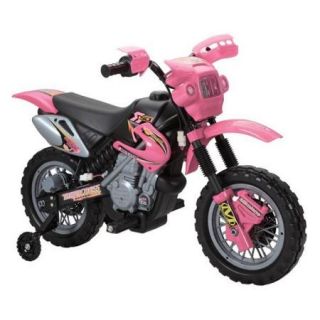 6V Battery Operated Motorbike, Pink