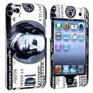 INSTEN Snap on Rubber Coated Case For Apple iPod touch 4th Generation, Hundred Dollar