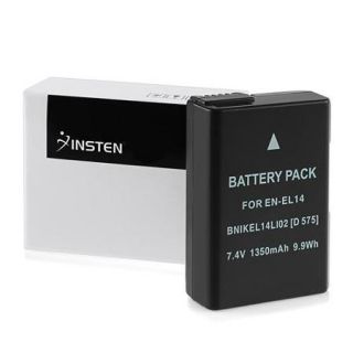 Insten EN EL14 Battery For Nikon D Series D3100 D3200 D5100 D5200 D5300 D5500 / CoolPix P7800 P7700 P7100 P7000