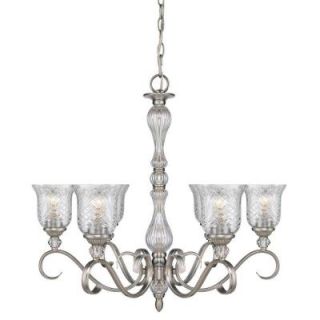 Isaura Collection 6 Light Pewter Chandelier 116MPPW