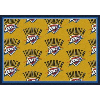 NBA Team Repeat Oklahoma City Thunder Novelty Rug