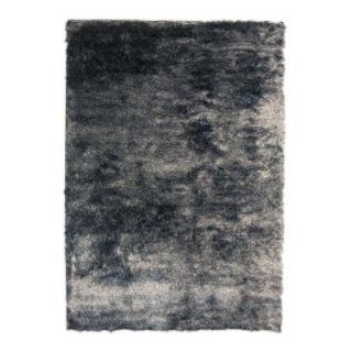 Home Decorators Collection So Silky Salt and Pepper Polyester 5 ft. x 7 ft. Area Rug SILKY5X7SP