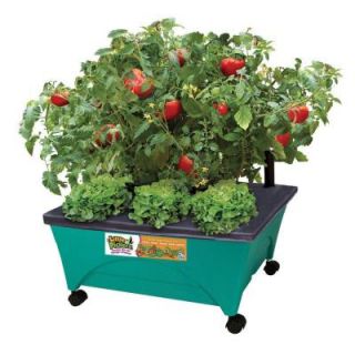 Emsco Little Pickers 24 1/2 in. x 20 1/8 in. Patio Garden Kit with Watering System and Casters, Kid Themed 2360