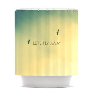 Lets Fly Away Shower Curtain