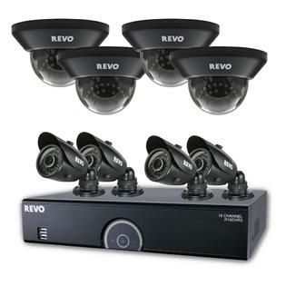 Revo 16 Ch. 2TB 960H DVR Surveillance System with 8 700TVL 100 ft